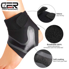 Compression Ankle Arch Support Brace Planter Fasciitis Pain Relief Foot Wrap CFR