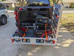 500LBS Wheelchair Mobility Scooter Carrier Ramp Hitch Medical Disability Ramp
