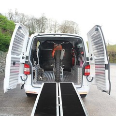 96″ Long Aluminum Multifold Wheelchair Scooter Mobility Ramp 600lb Capacity
