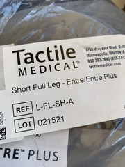 (2) NEW SEALED Tactile Medical Compression Sleeves Full Leg – Short ENTRE PLUS