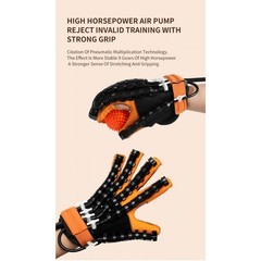 Robotic Hand Training Glove Heated Rechargeable Voice Control Individual Finger