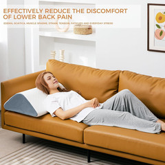 Knee Wedge Pillow 8“ for Post-Surgery Recovery – Leg Elevation Support for Slee