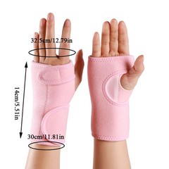 2x Carpal Tunnel Wrist Brace & Splint and Palm Cushion Adjustable and Fits Both