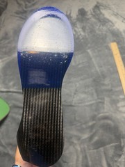 Thuasne SpryStep Plus AFO Right Carbon Fiber Blue Black Leg & Foot Size Large