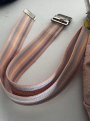 MediChoice Pastel Stripe Gait Belt 2” x 54” Transfer Assist Belt Pink Blue