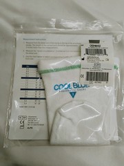 Cool Blue 3 Ply Prosthetic Sock w/ sewnHole Size 1, 2 Length 8-12 Model CB3HMSH2