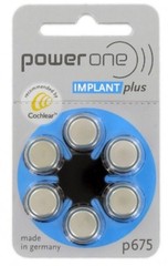 60 PowerOne Hearing Aid Batteries SIZE 10, 13, 312, Implant Made in Germany-2028
