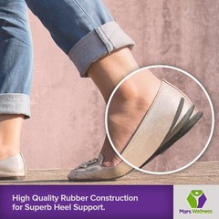 Premium Adjustable Orthopedic Heel Lift – Made in The USA – for Heel Pain and
