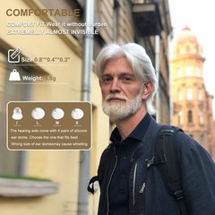 Hearing Aids Digital Rechargeable Hearing Aid for Seniors with Hearing Loss Easy