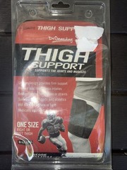THIGH Hamstring SUPPORT -fits right or left – One Size – NEW non-slip Neoprene