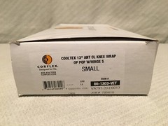 Small CORFLEX-Cool Tek 13″ Anterior Closure Knee Wrap OP Pop With Hinge 86-1303
