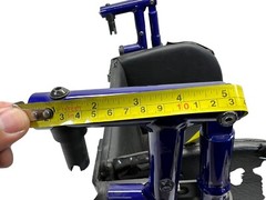 Wheelchair Freedom Designs P.R.O. CG Tilt In Space L&R Foot Rest BLUE