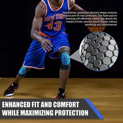 NEENCA Ultra-Thin Compression Knee Sleeves Knee Brace for Knee Pain Women Men