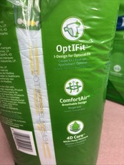 (2)Adult Diapers Extra Heavy Absorbency L 56in-56in 20 Count FitRight Waist Size