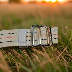 Generic Gait Belt Senior Transfer 60in Metal Buckle Black Large