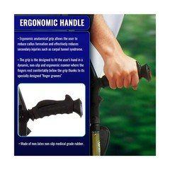 Ergobaum 7G by Ergoactives. 1 Pair (2 Units) of Ergonomic Forearm Crutches – …