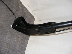 SUNRISE QUICKIE IRIS TILT-IN SPACE WHEELCHAIR PUSH HANDLE W/BRAKE HANDLES*TESTED