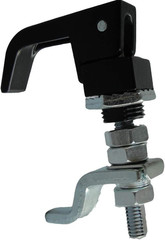 2PCS Black Powder Coated Lift and Turn Compression Latch, Adjustable Grip¡­