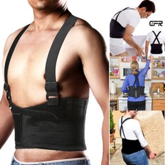 Adjustable Lower Back Brace Lumbar Support Waist Belt For Pain Relief