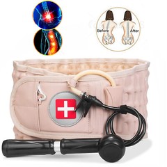 Air Traction Device for Lower Back w/ Hand Pump &Extension Pad Lumbar Spine