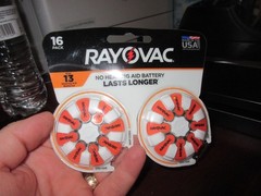 16 pack Hearing Aid Batteries Rayovac Size 13 Best BEFORE 12/31/2026