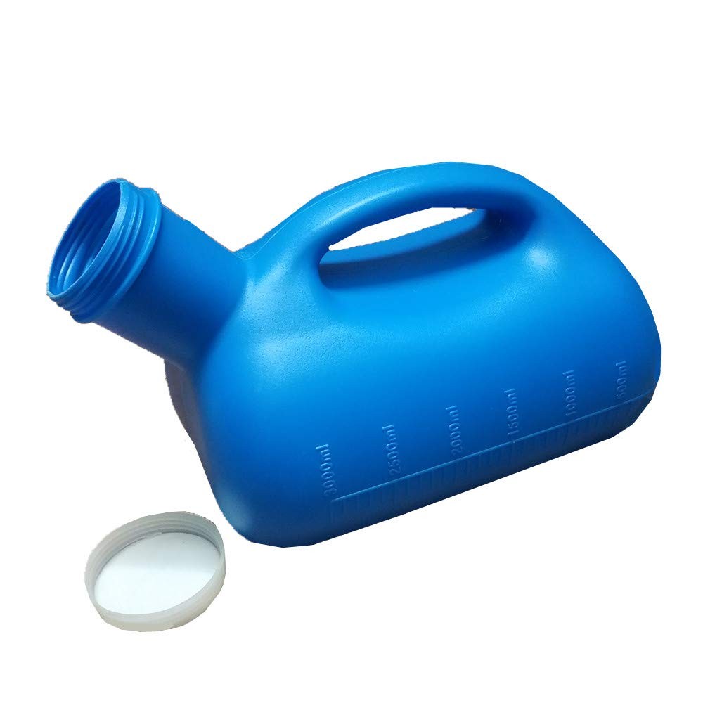 Male Urinal 3000ML Portable Pee Bottle 2.36in Diameter – Travel Use