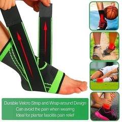 1-Pcs Adjustable Ankle Braces with Compression & Support-Suitable for Men Women