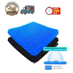 1.65 Inch Double-Thick Gel Seat Cushion – Superior Comfort for Office & Travel
