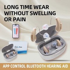 Hearing Aids For Seniors Rechargeable Bluetooth With App Hearing Test Music