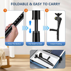 Forearm Crutches for Adults –Heavy-Duty Aluminum Arm Crutches, Adjustable Forear