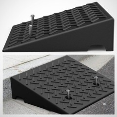 Heavy Duty Rubber Threshold Ramp, 5 Inches Rise Height 7000lbs Load Capacity