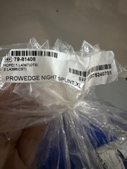 DJO Ortho PROWEDGE Night Splint Soft Padded Blue Orhopedics DonJoy XL