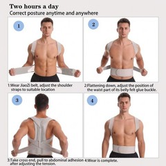 Adjustable Posture Corrector Low Back Support Shoulder Brace Belt For Men Women