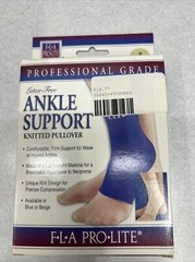 Pro-Lite Ankle Support Knitted Pullover Size Small (7-8.5) Beige Latex -Free NIB
