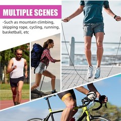 Rose Red Silicone Patella Bands for Knee Pain Relief – Comfortable & Adjustable