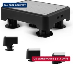 COOL-ANGLE Adjustable Step Stool for Adults & Seniors, 650LBS Heavy Duty Bed Ste