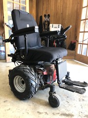 MONSTER OFF ROAD WHEELS …FITS ALL PERMOBIL & QUANTUM (2 wheels complete)