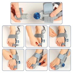 Bunion Fix Toe Valgus Corrector Adjustable Orthosis Women Men Big Toe Splints US