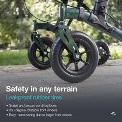Heavy-Duty All-Terrain Walker Up to 300 lbs – Adjustable for Maximum Comfort