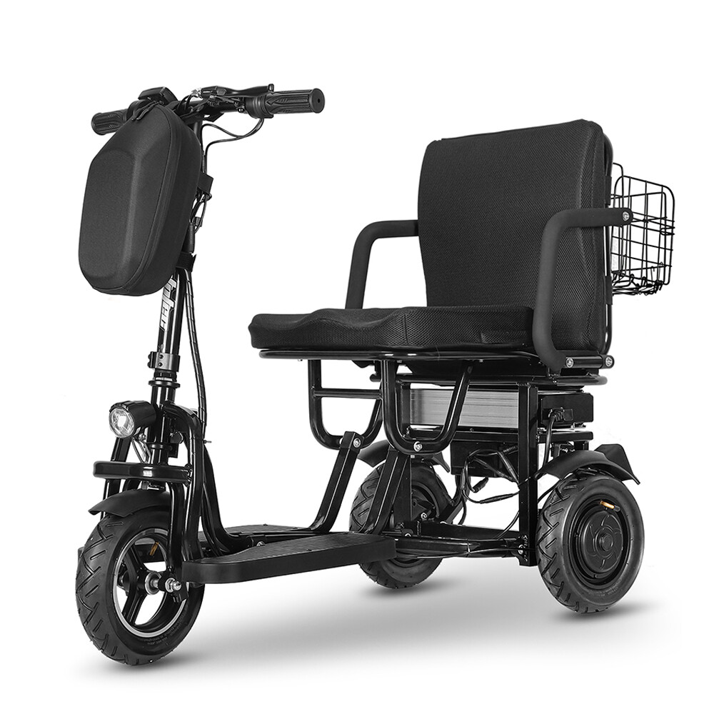 700W Double Motor Mobility Scooter Easy Folding Scooter with 48V 10AH Battery