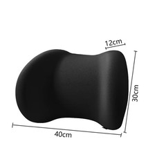 Ergonomic Lumbar Support Cushion Memory Foam Bed Back Support Pillow
