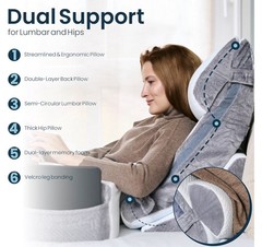 Tabcouchcaddy 8-Piece Orthopedic Wedge Pillow Set For Sleeping Post-Surgery
