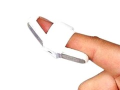Finger Splint (Free Size, White, – Basketball Cricket Sports Injury,
