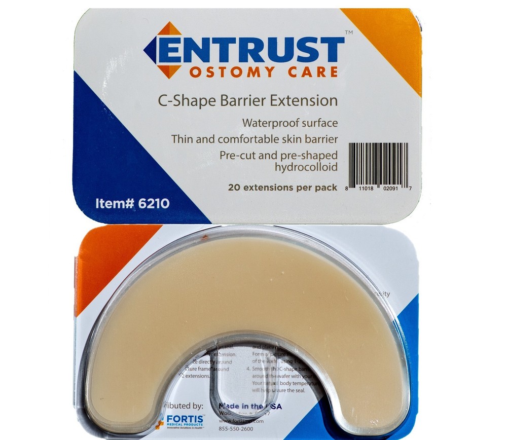 Entrust Ostomy Care C-Shape Barrier Extensions