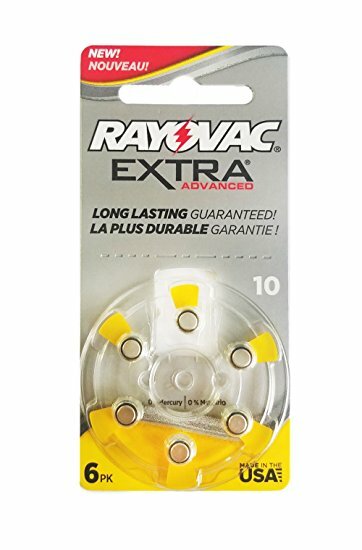 Rayovac Extra Type 10 Hearing Aid Batteries Zinc Air P10 PR70 ZL4 Pack of 60