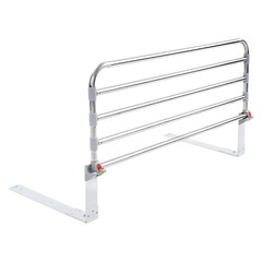 Foldable Portable Safety Bed Guard Stainless Steel Bed Railing for Seniors 90cm