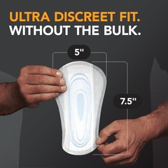 Depend Shields Incontinence Pads for Men, Light Absorbency, 58 Count (Packagi…