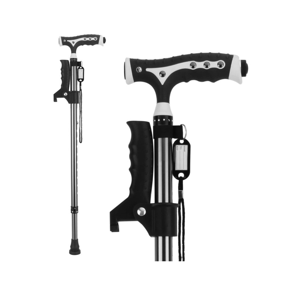 Hold 440 Lbs Walking Cane for Men & Women Aluminum Alloy Lightweight Height A…