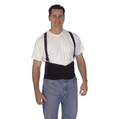 GRAINGER APPROVED 1909-2X Back Support,Black,Nylon,2XL 34CL65