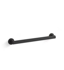 KOHLER Components 18 in. Grab Bar in Matte Black